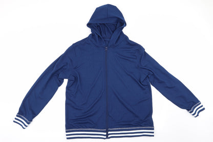 Studio Retail Ltd Mens Blue   Full Zip Hoodie Size M
