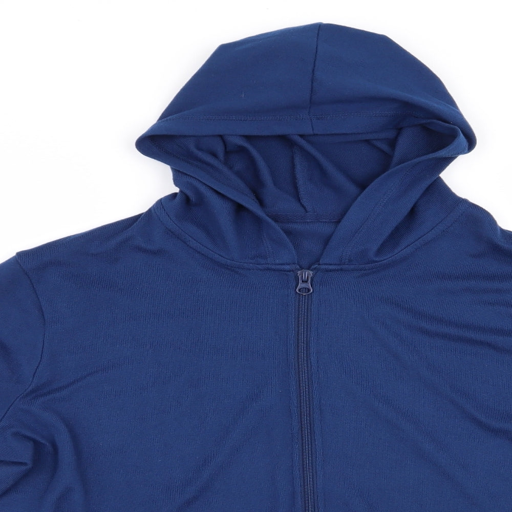 Studio Retail Ltd Mens Blue   Full Zip Hoodie Size M