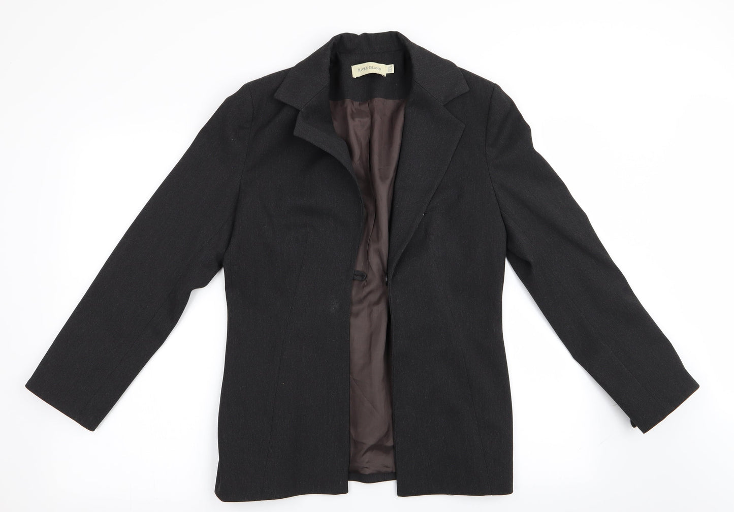 Womens UK Size 12 River Island Grey Jacket