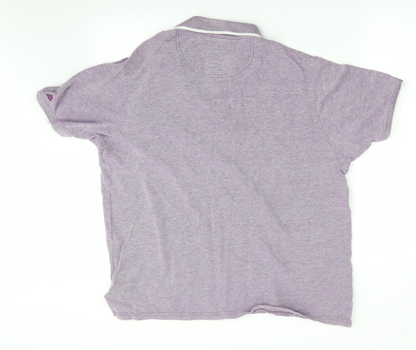 One Valley Mens Purple    Polo Size M