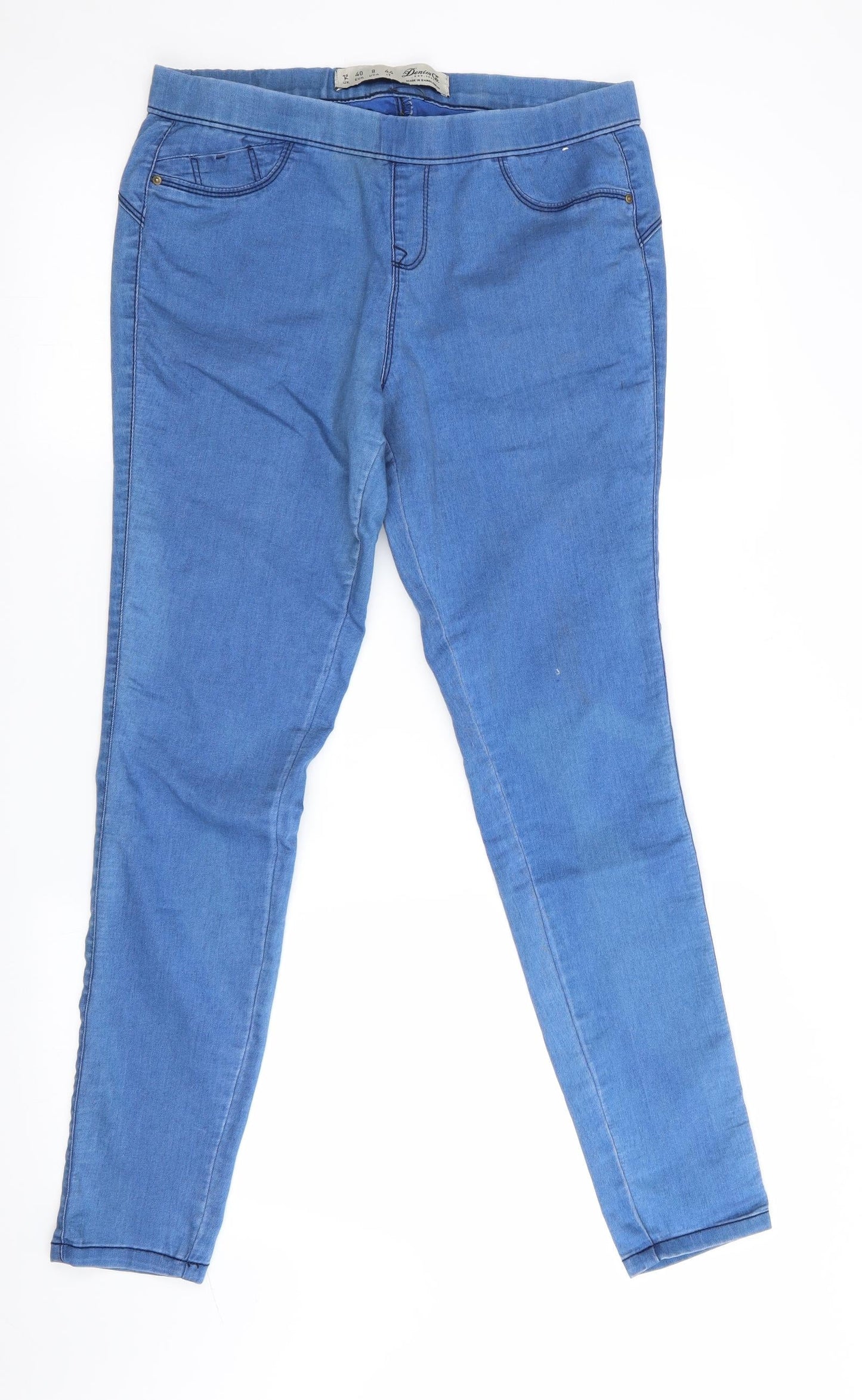 Womens UK Size 12 Denim Co Regular Fit Jegging Blue Trousers