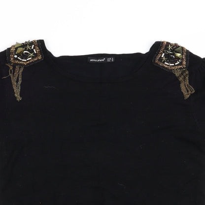Atmosphere Womens Black   Pullover Jumper Size 12