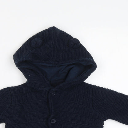 George Baby Blue   Cardigan Jumper Size 6-9 Months