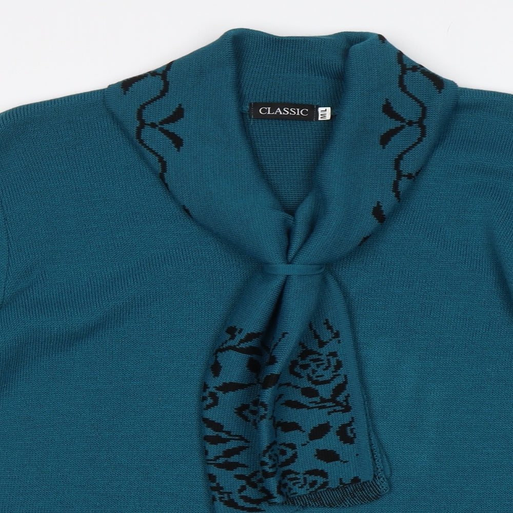 Classic Womens Green   Pullover Jumper Size M