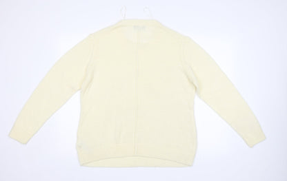 Womens UK Size 18 New Look Ivory Pullover Jumper