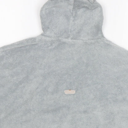 George Girls Grey  Fleece Cape Jumper Size S  - Bunny cape