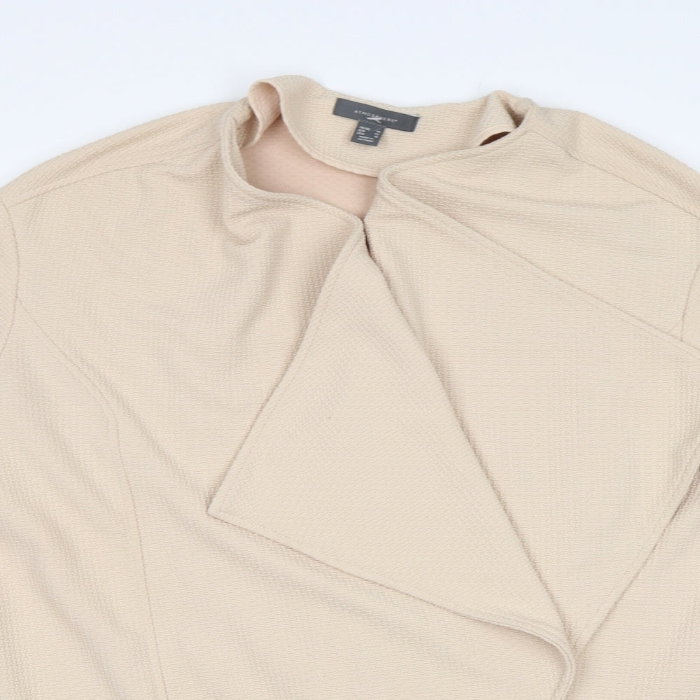 Primark Womens Beige   Overcoat Blazer Size 14