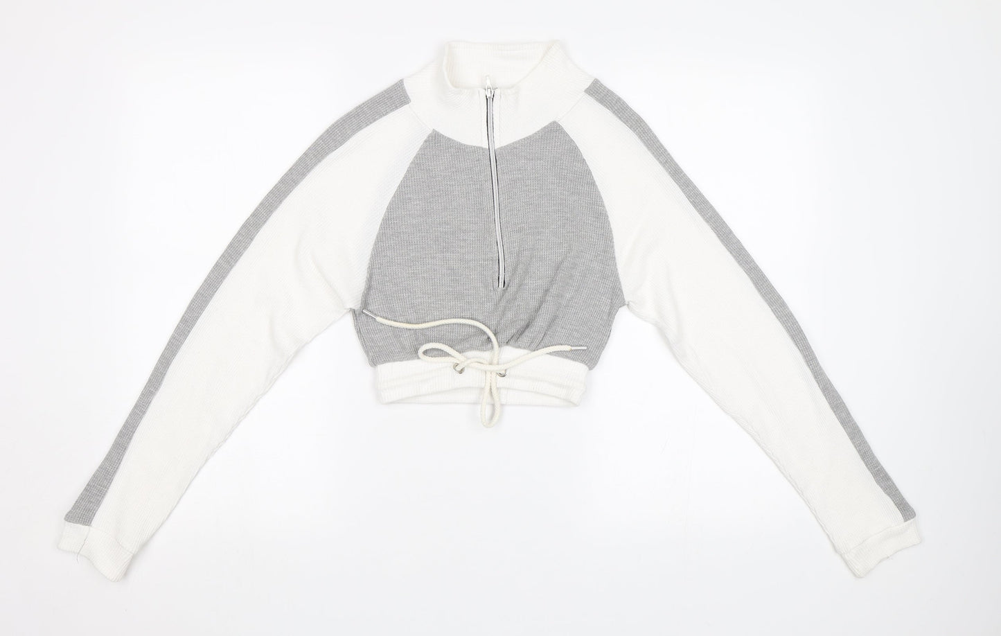 pretty Womens Grey   Pullover Sweatshirt Size 4