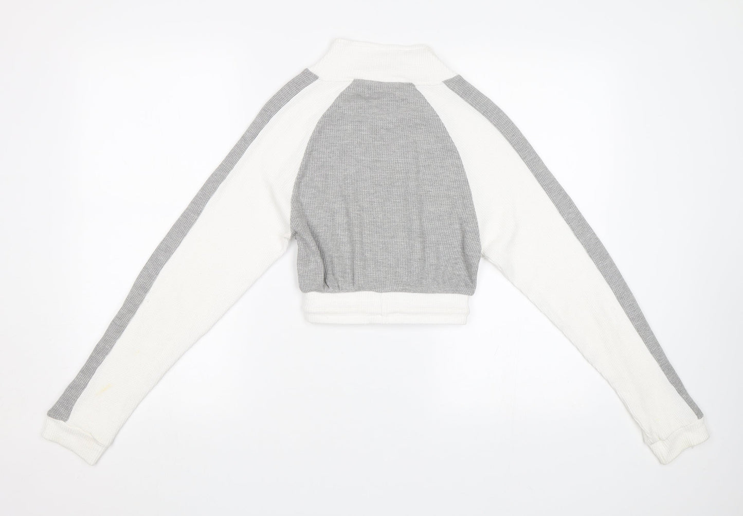 pretty Womens Grey   Pullover Sweatshirt Size 4