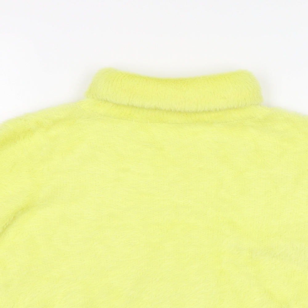 Womens UK Size 10 River Island Yellow Pullover Jumper