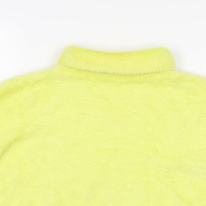 Womens UK Size 10 River Island Yellow Pullover Jumper