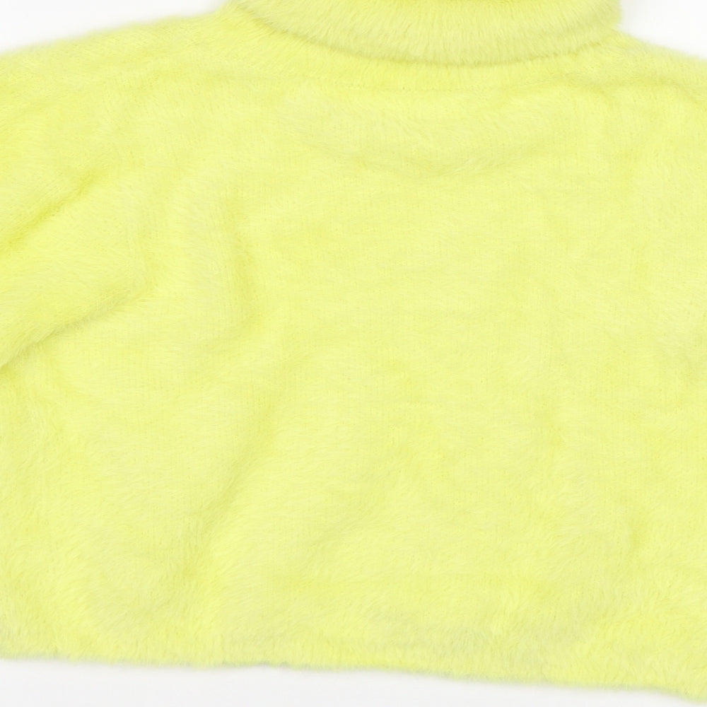 Womens UK Size 10 River Island Yellow Pullover Jumper