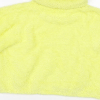 Womens UK Size 10 River Island Yellow Pullover Jumper