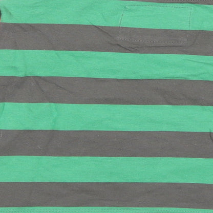 TU Baby Green Striped  Basic T-Shirt Size 9-12 Months