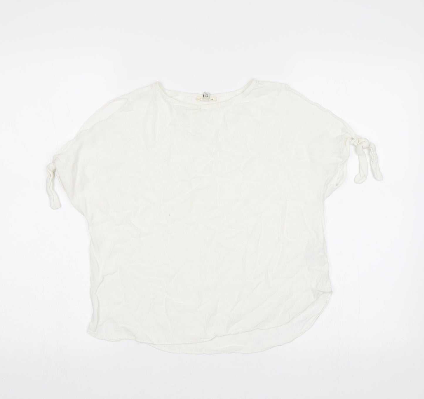 Womens UK Size 10 River Island White Basic Blouse