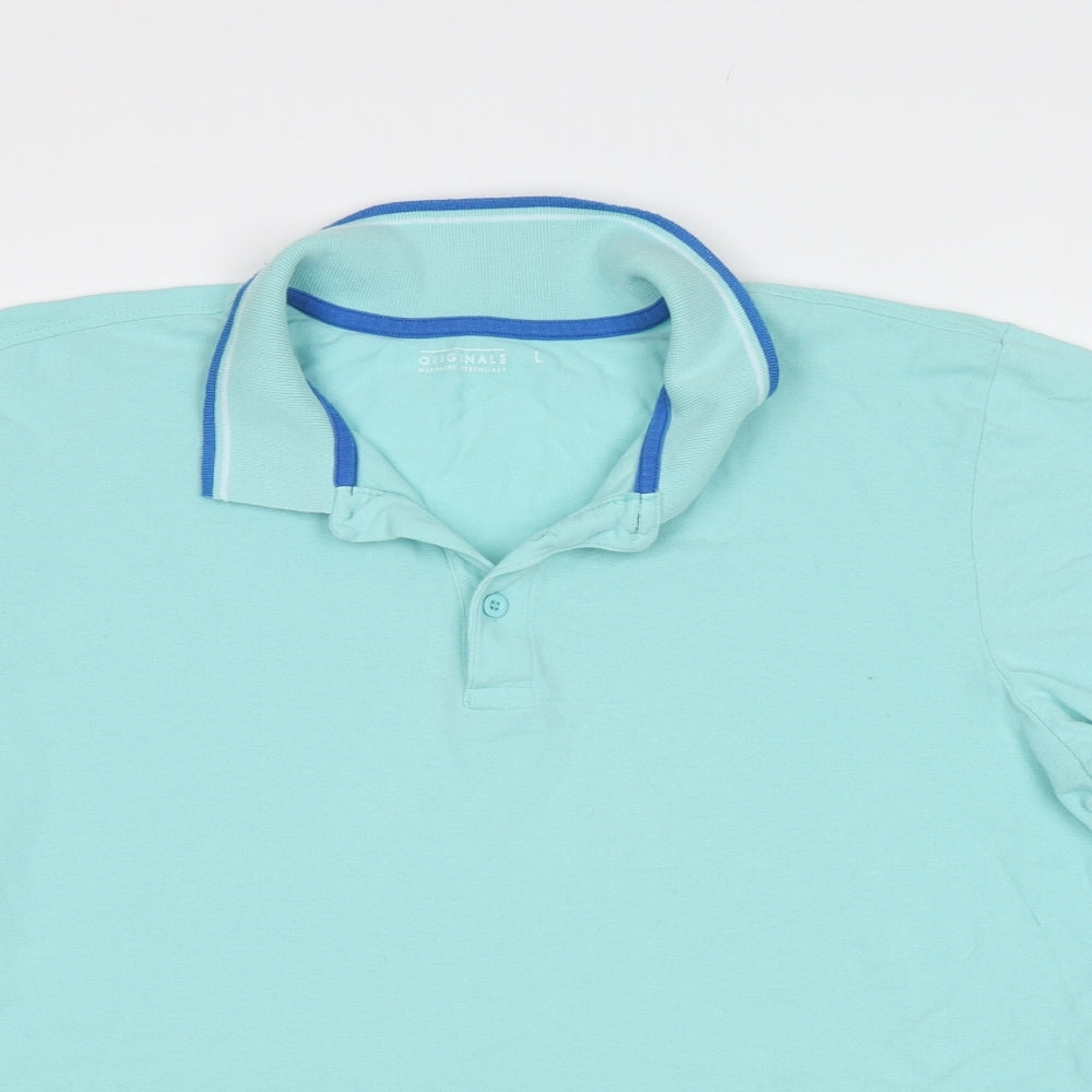 Originals Mens Blue    Polo Size L