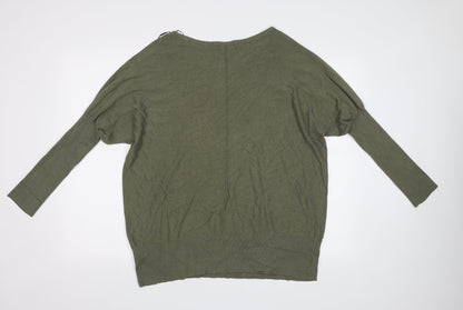 Womens UK Size XL bonprix Green Pullover Jumper