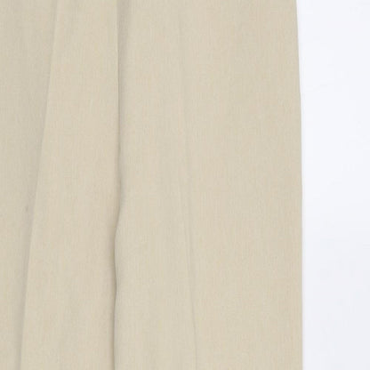Womens UK Size 10 Saira of Manchester Regular Fit  Beige Trousers
