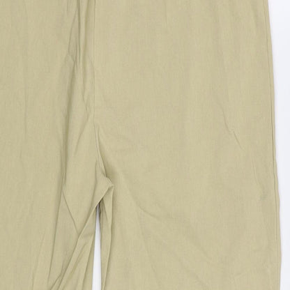 Womens UK Size XL Preworn Regular Fit  Beige Trousers