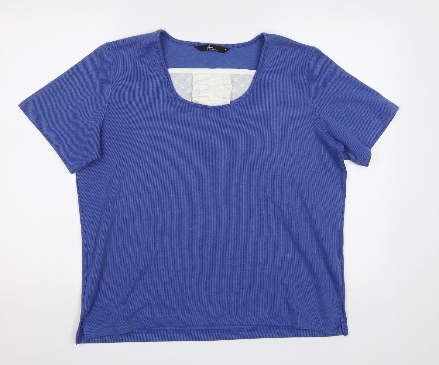 Womens UK Size M BM Blue Basic Blouse