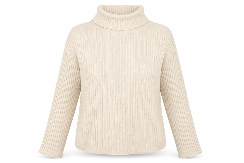 Womens UK Size M Preworn Beige Pullover Jumper