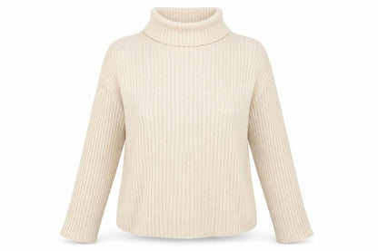 Womens UK Size M Preworn Beige Pullover Jumper