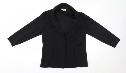 Papaya Womens Black   Jacket Blazer Size 14