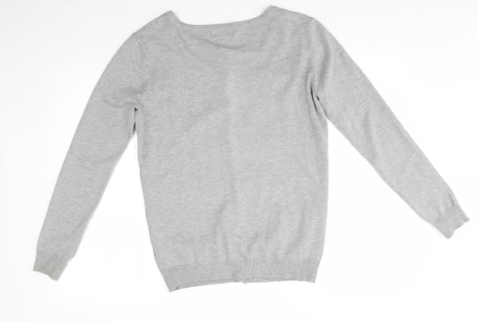 desires Womens Grey   Cardigan Jumper Size L