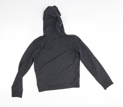 M&S Boys Grey   Full Zip Hoodie Size 11-12 Years