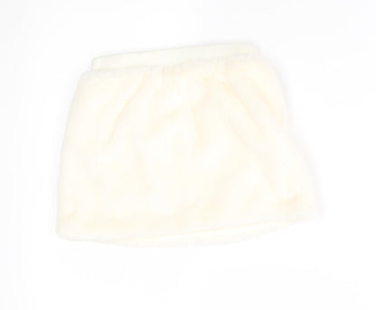 Preworn Girls Ivory   A-Line Skirt Size 5-6 Years