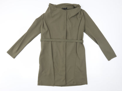 New Look Womens Green    Coatigan Size 10