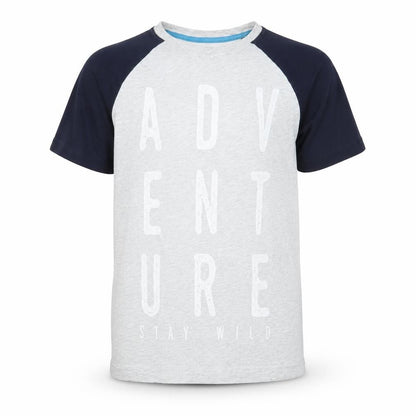 Matalan Boys Grey    Pyjama Top Size 10 Years  - adventure