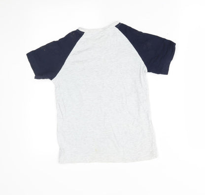 Matalan Boys Grey    Pyjama Top Size 10 Years  - adventure