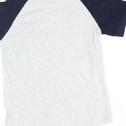 Matalan Boys Grey    Pyjama Top Size 10 Years  - adventure