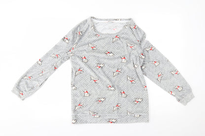 TU Womens Grey    Pyjama Top Size 8  - matching set