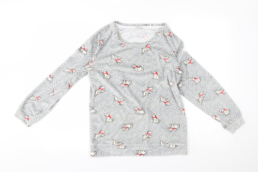 TU Womens Grey    Pyjama Top Size 8  - matching set