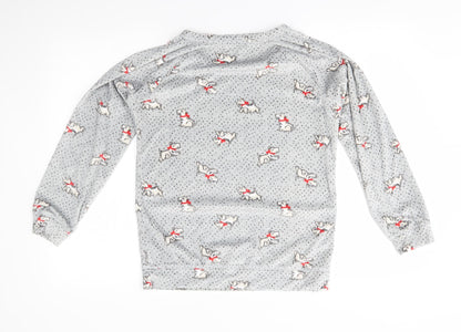TU Womens Grey    Pyjama Top Size 8  - matching set