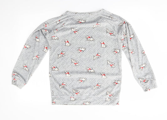 TU Womens Grey    Pyjama Top Size 8  - matching set