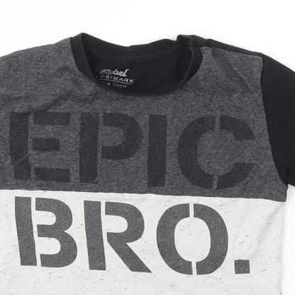 Primark Boys Multicoloured   Basic T-Shirt Size 5-6 Years