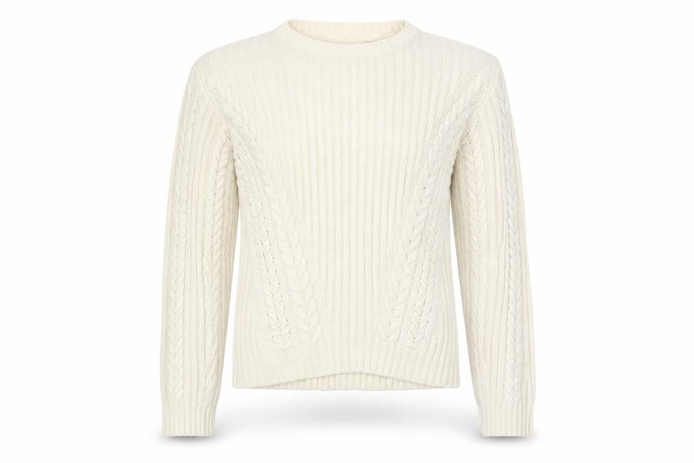 Womens UK Size S Select White Pullover Jumper