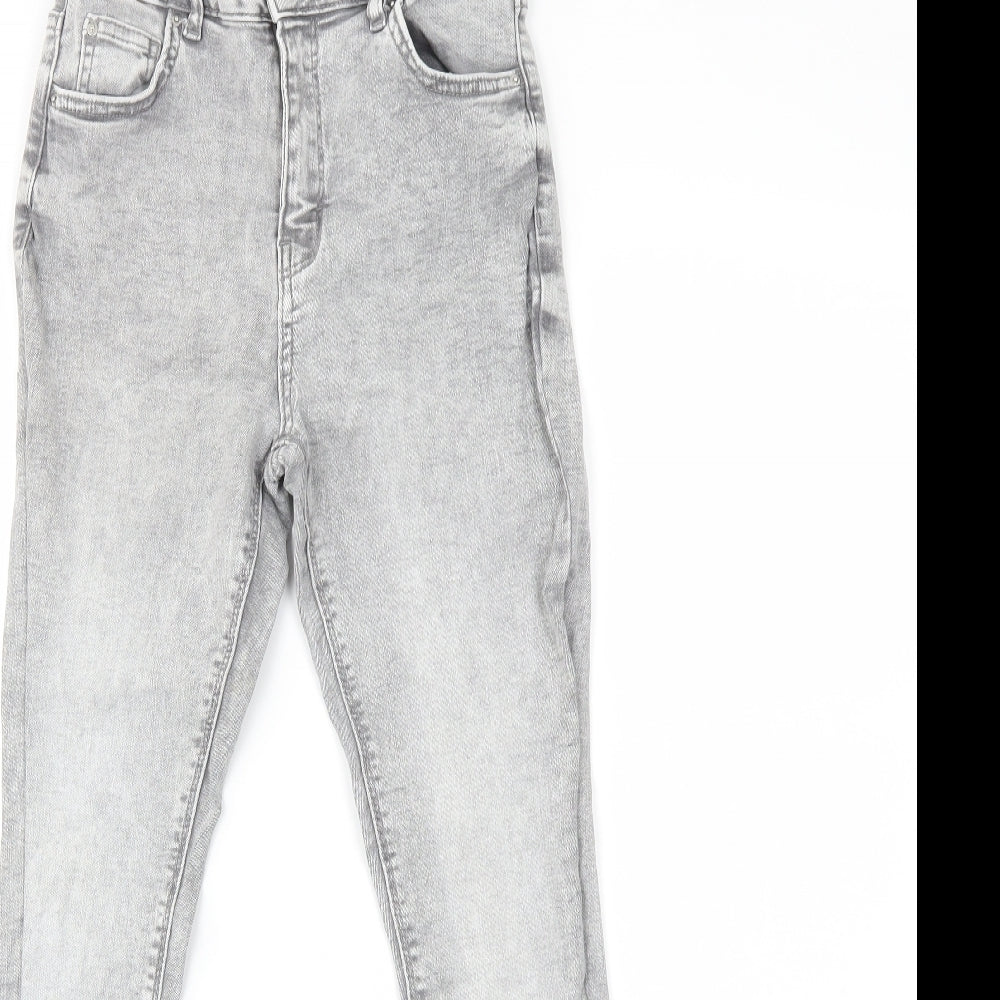 Denim Co Womens Grey   Skinny Jeans Size 10 L26 in