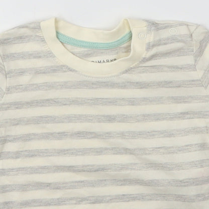 Primark  Multicoloured Striped  Basic T-Shirt Size 3-6 Months