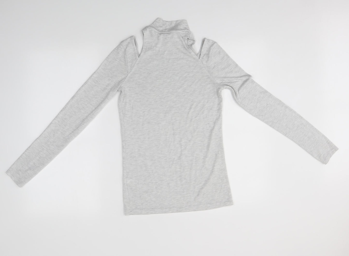 Womens UK Size 8 NEXT Grey Basic Blouse