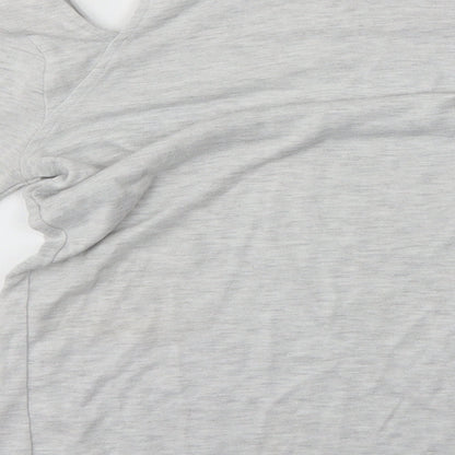 Womens UK Size 8 NEXT Grey Basic Blouse