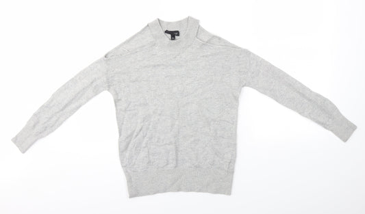 Womens UK Size 8 Topshop Grey Pullover Jumper