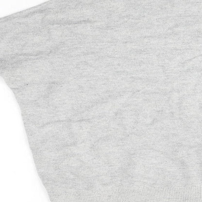 Womens UK Size 8 Topshop Grey Pullover Jumper