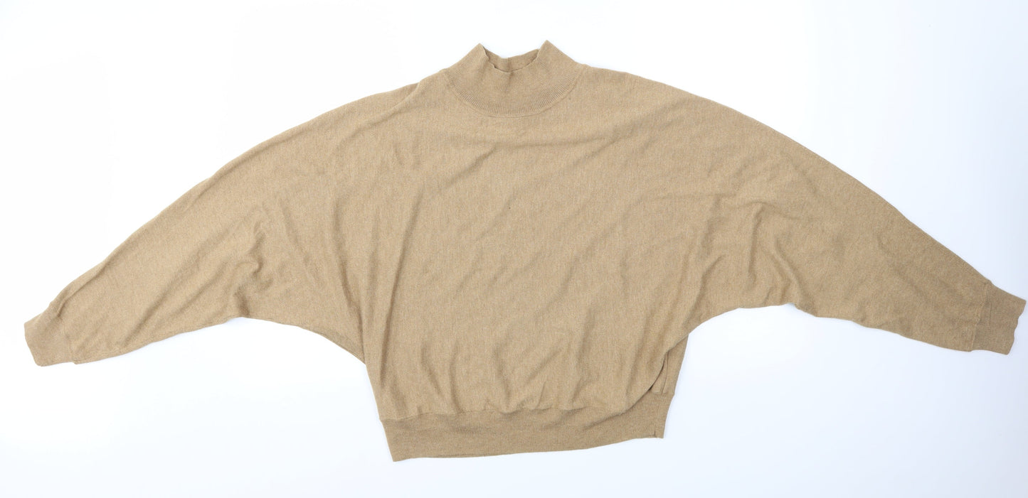 Womens UK Size L H&M Brown Pullover Jumper