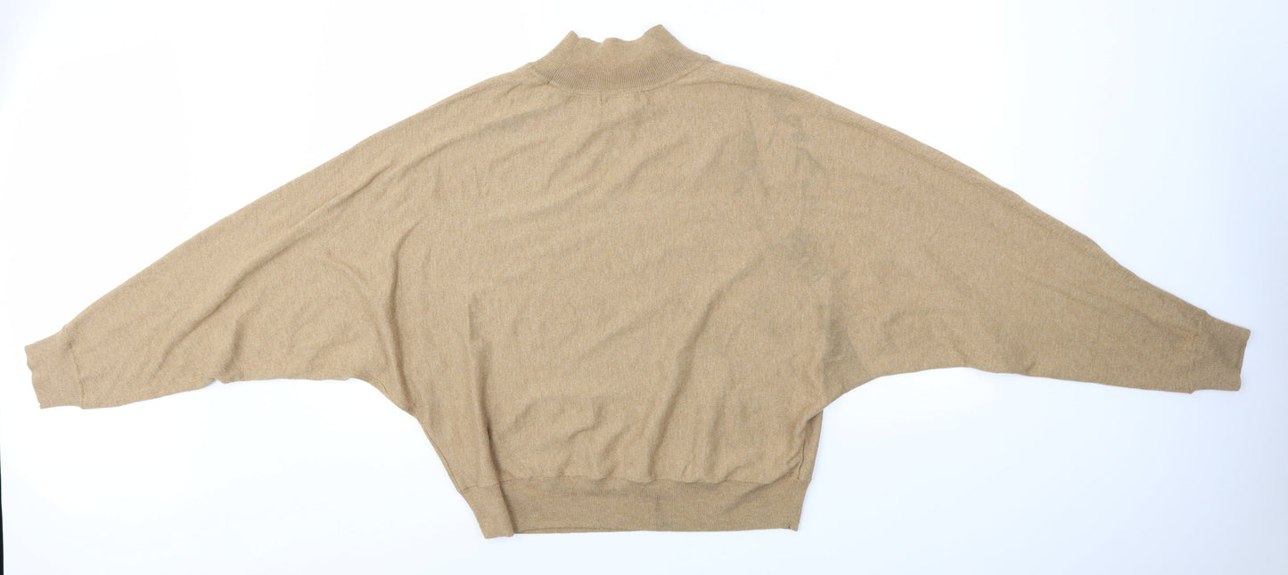 Womens UK Size L H&M Brown Pullover Jumper