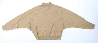 Womens UK Size L H&M Brown Pullover Jumper
