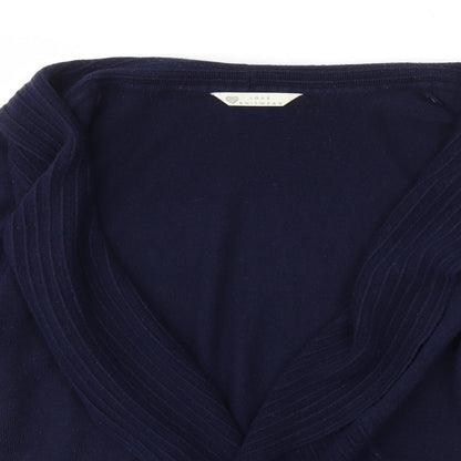 Womens UK Size 14 Love Knitwear Blue Cardigan Jumper